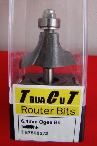 **new** truacut router bit - 6.4mm ogee bit **freepost** for sale