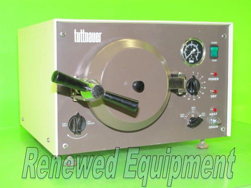 Tuttnauer 1730 bench top steam autoclave sterilizer *parts as-is* for sale