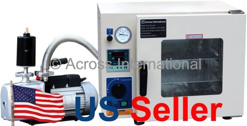 AI 0.9 Cu Ft 12x12x11 WxDxH Degassing Chamber Vacuum Drying Oven w/ 9.5 CFM Pump