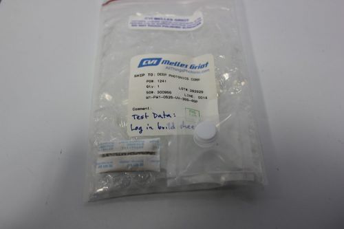 New cvi laser grade fused silica window w1-pw1-0525-uv-355-45p (s14-1-27a) for sale