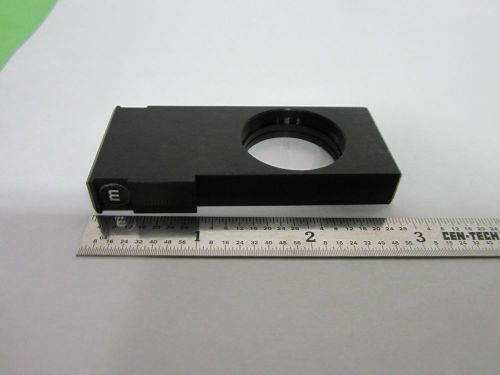 MICROSCOPE PART SLIDE FILTER M + RETICLE RULER OPTICS BIN#F2-5