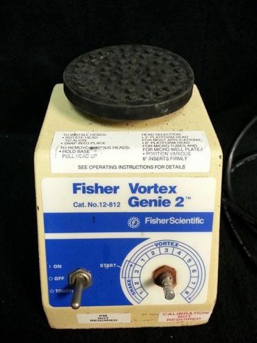 Fisher Vortex Genie 2 Cat No. 12-812 w/ Plate Top