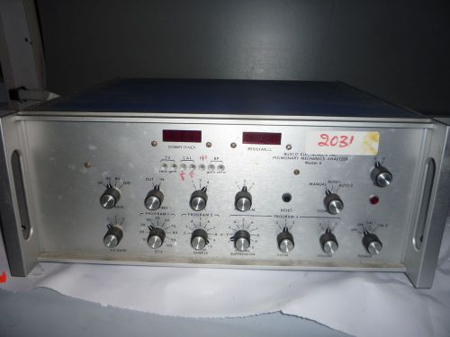 BUXCO ELECTROME PULMONARY ANALYZER MODEL #6  (ITEM.# 2031/6)