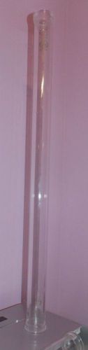 Pyrex glass tube 1 1/2&#034; x 30&#034; thick wall - vintage 05247 for sale