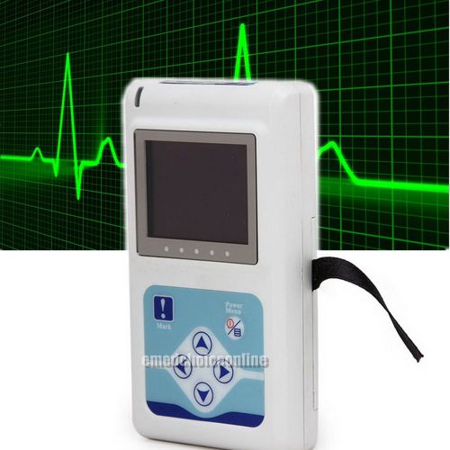 New ecg holter system 3 channel holter recorder/analyzer monitor 24 hours for sale
