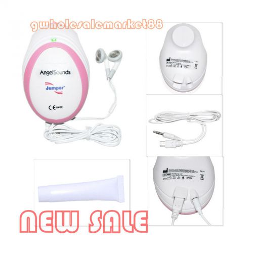 Fetal Doppler 3MHz Angelsounds Prenatal Heart Rate Monitor NEW ARRIVE 2014