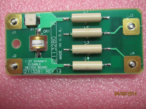 GE MED. SYSTEMS 1.5T DYNAMIC DISABLE SWITCH BOARD P/N 2113280