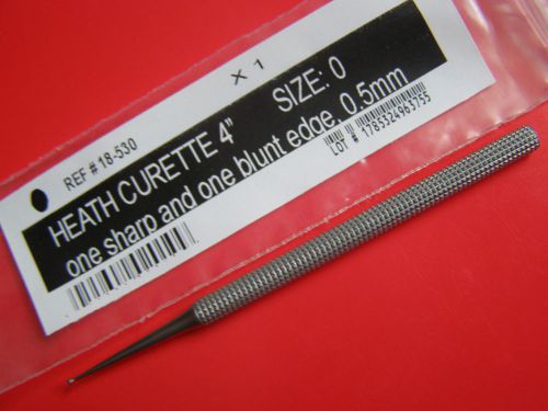 Heath curettes 4&#034; size 0 surgical dermal ophthalmic instruments curette ent or for sale