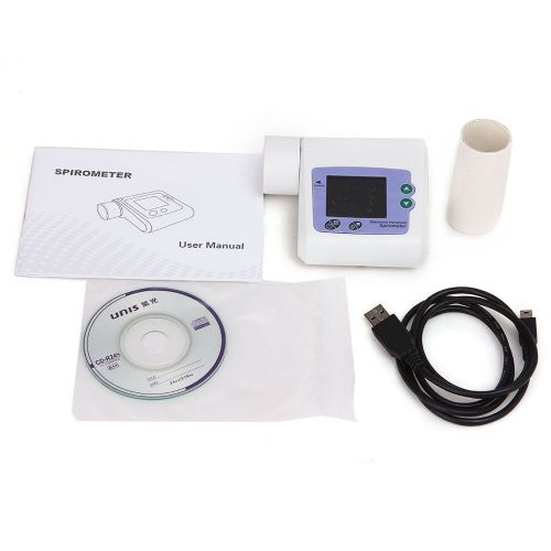 Handheld spirometer lung check,pulmonary function+ bluetooth pc sw ,factory sale for sale