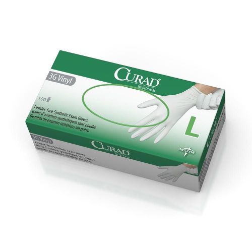 400 CURAD Powder-Free Latex-Free 3G Vinyl Exam Gloves CUR8236