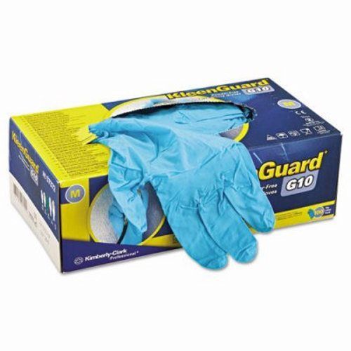 Kleenguard g10 powder free blue nitrile gloves, 100 medium gloves (kcc 57372) for sale