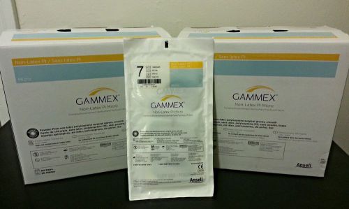 Ansell Gammex Non-Latex Pi Micro Work Gloves 100 count Size 7