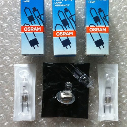 LOT 4 X OSRAM HLX 64251 64640 64261 Halogen Photo Optic Lamp Xenophot Lamp Bulb