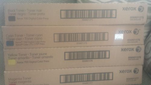 2 Sets of Xerox Color Toner For 700 Digital Color Press