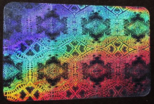 Hologram Overlays Aztec Overlay Inkjet Teslin ID Cards - Lot of 10