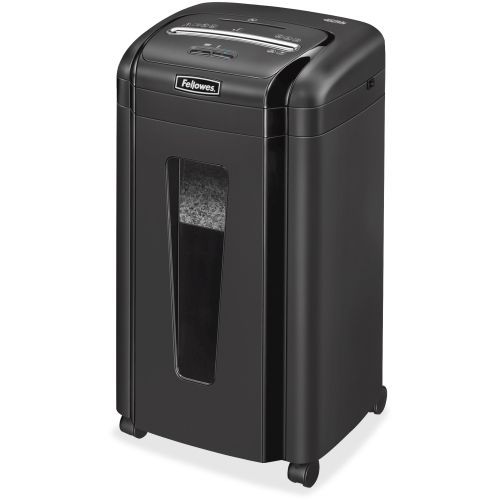 Fellowes Powershred 460Ms Micro-Cut Shredder -10 Per Pass -7.5 gal Waste