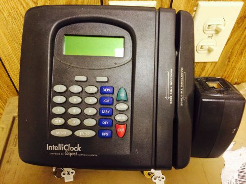 Qqest IntelliClock BioMetric Employee Time Clock ver. 2.5 originally $600