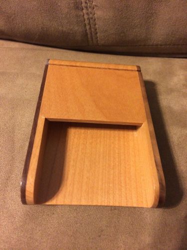 Wooden Business Card Holder