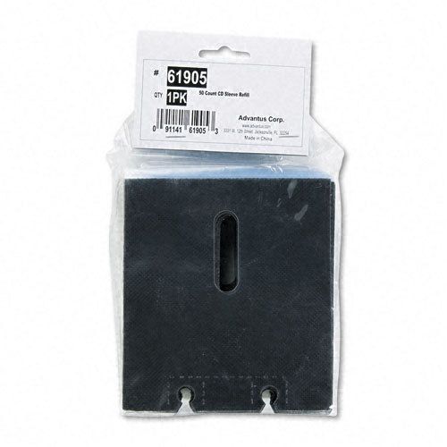 Advantus Refill Sleeves for Media Filer, 50/Pack, PK - AVT61905