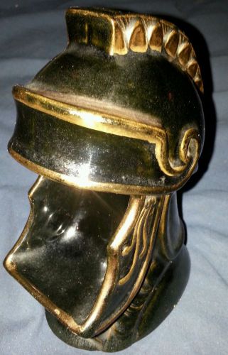 TROJANS HELMET GLASSWARE DESK CADDY.    Kitchenware or Stationary.