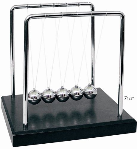 Newtons Cradle Balance Balls 7 1/4 inch Great Desktop Sewinging Balls Gift