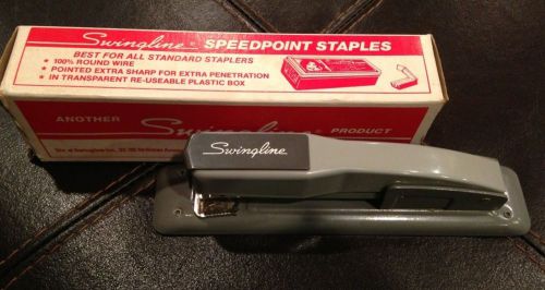 Vintage NIB Swingline 415 Stapler and Tacker Gray Made U.S.A.