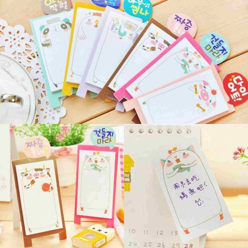 1x Kawaii Cute Sticky Notes Post It Sticky Flags Notepad Marker Memo Pad Random