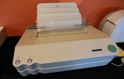 Fastback 15xs binding machine with powis printer, strips and printer cartridges for sale