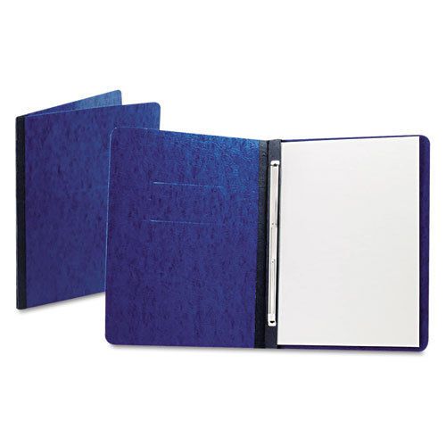 PressGuard Report Cover, Prong Clip, Letter, 3&#034; Capacity, Dark Blue