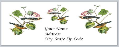 30 Personalized Return Address Labels Bird Buy 3 get 1 free (bi3)