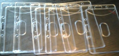 6 badge covers clear with holes for snaps and Lanka&#039;s orvheychain holder