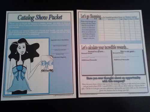 Hostess Information Packets and Catalog Show Packets