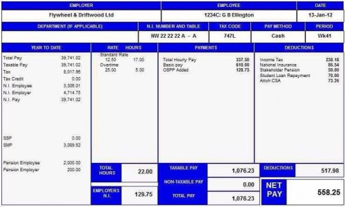 Replacement Duplicate Payslips, P45&#039;s, P60&#039;s