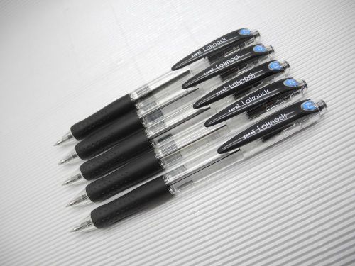 5pen +10 refill UNI-BALL SN-100 0.5mm ultra fine roller ball pen black