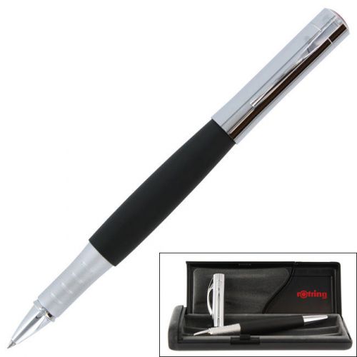 Rotring Initial Black Metal Black Ink Roller Ball Pen