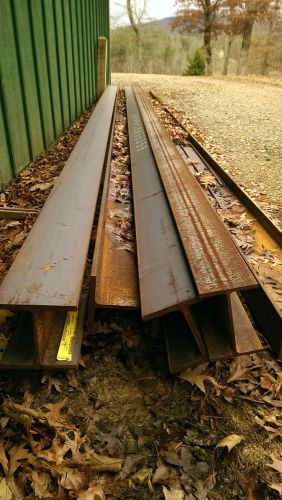 Structural steel I beams. (3) W8x48x24, (2)W8x21x24.