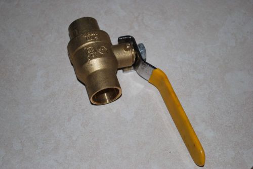 Triamf 600 WOG 3/4&#034; Ball Valve Sweat Brass.