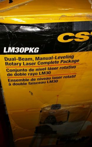 Cst/berger 57-lm30pkg complete manual leveling laser level package for sale