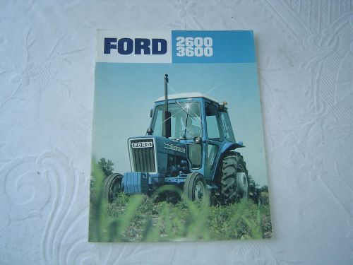 Ford 2600 3600 tractor brochure for sale