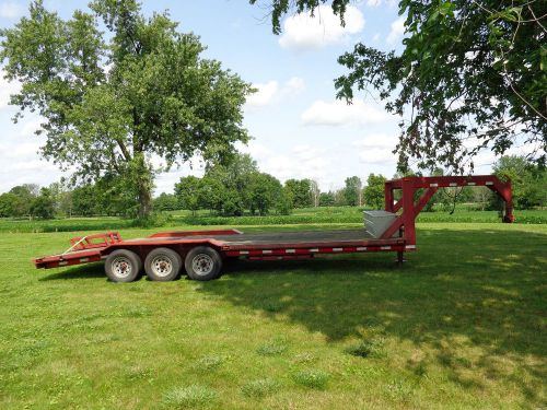 Tri Axle 24 Ft Schwartz Gooseneck Equipment Trailer