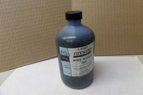 Foxboro Wide Range Ink One Pint Part # F100SW Type 1800 6587 Blue New