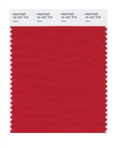 NEW Pantone 18-1657 TCX Smart Color Swatch Card, Salsa