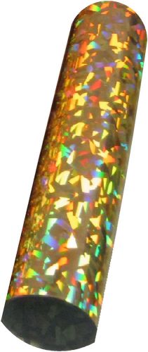 SISER CRYSTAL Gold Holographic Heat Press Transfer Vinyl  20&#034; x 2 yards