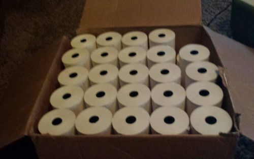 (49) 3&#034; x 165&#039; Bond Register/Receipt Tape Paper Rolls