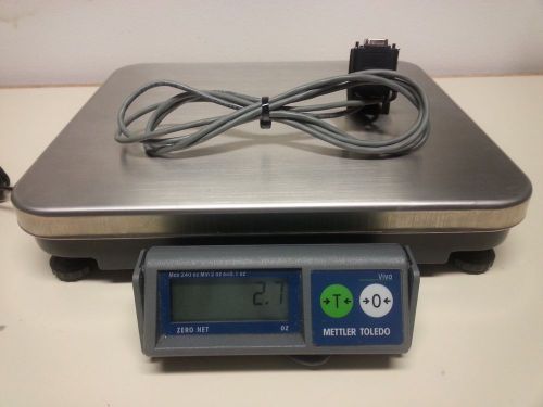 METTLER-TOLEDO OUNCE SCALE VIVA - 240 OZ SCALE W/ MICROS POS INTERFACE CABLE