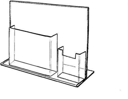 40 - Acrylic 2 Pocket Displays