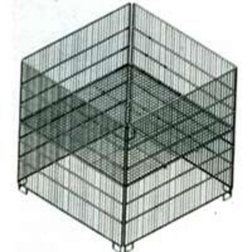 2X2 Zinc Bin Adj Shelf Grid SOUTHERN IMPERIAL INC Wire Dump Bins R40-CLDB-SQ