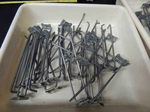 Slatwall scanner hooks 6&#034; lot of 26 for sale