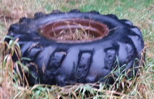 Caterpillar 518 Skidder Spare Tire &amp; Wheel