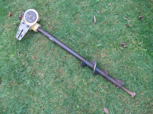 CANNON TREE PLANTER w 34&#034; BIT Chainsaw Auger Attachment VINTAGE